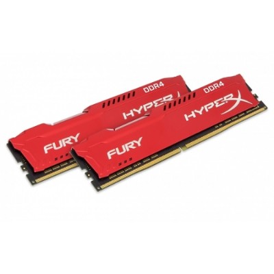 Kingston HX421C14FR2K2 16 16GB 2133MHz DDR4 CL14 DIMM Kit of 2 1Rx8 HyperX FURY Red