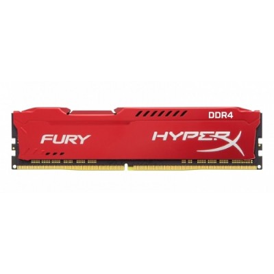 Kingston HX426C16FR2/8 8GB 2666MHz DDR4 CL16 DIMM 1Rx8 HyperX FURY Red Kingston HX426C16FR2/8 8GB 2666MHz DDR4 CL16 DIMM 1Rx8 HyperX FURY Red