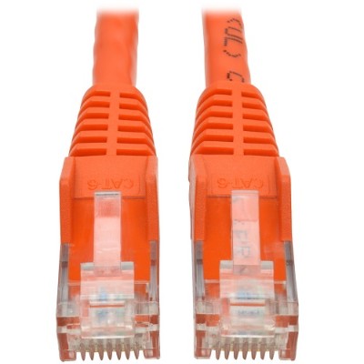 TrippLite N201-002-OR 2ft. Cat6 Gigabit Snagless Molded UTP Patch Cable (RJ45 M/M) - Orange TrippLite N201-002-OR 2ft. Cat6 Gigabit Snagless Molded UTP Patch Cable (RJ45 M/M) - Orange
