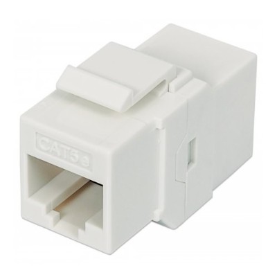Intellinet Network Solutions 504935 Cat5e 8P8C Female Inline Coupler Keystone Type - White Intellinet Network Solutions 504935 Cat5e 8P8C Female Inline Coupler Keystone Type - White