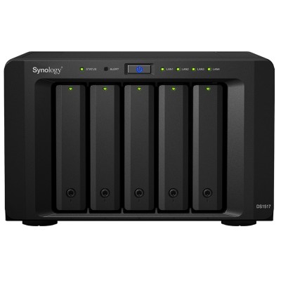 Synology DS1517+ DS1517+ 2GB 5 - bay NAS Disk Station Diskless - Black
