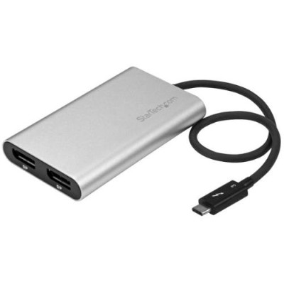 StarTech.com TB32DP2T Thunderbolt 3 to Dual DisplayPort Adapter - 4K 60Hz - Mac and Windows Compatible StarTech.com TB32DP2T Thunderbolt 3 to Dual DisplayPort Adapter - 4K 60Hz - Mac and Windows Compatible
