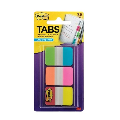 3M 686-ALOPRYT Post-it Tabs 1 in. Solid Aqua Yellow Pink Red Green Orange Durable Writable Repositionable Sticks Securely Removes Cleanly 3M 686-ALOPRYT Post-it Tabs 1 in. Solid Aqua Yellow Pink Red Green Orange Durable Writable Repositionable Sticks Securely Removes Cleanly