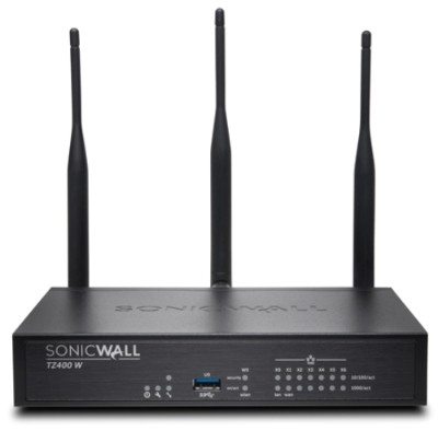 SonicWall 01-SSC-3039 TZ400 Wireless-AC - Security appliance - with 3 years Advanced Gateway Security Suite - 7 ports - GigE - Wi-Fi - Dual Band - P SonicWall 01-SSC-3039 TZ400 Wireless-AC - Security appliance - with 3 years Advanced Gateway Security Suite - 7 ports - GigE - Wi-Fi - Dual Band - P