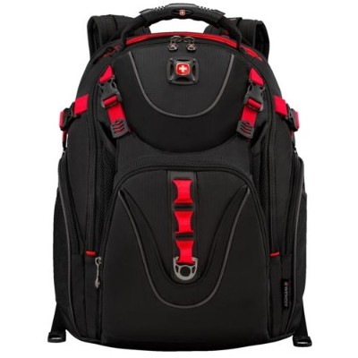 EAN 7613329045862 product image for Victorinox Swiss Army 602245 Wenger Maxxum 16 Laptop Backpack - Black/Red | upcitemdb.com