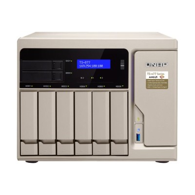 QNAP TS-877-1700-16G-US TS-877 - NAS server - 8 bays - SATA 6Gb/s - RAID 0 1 5 6 10 50 JBOD 60 - RAM 16 GB - Gigabit Ethernet - iSCSI QNAP TS-877-1700-16G-US TS-877 - NAS server - 8 bays - SATA 6Gb/s - RAID 0 1 5 6 10 50 JBOD 60 - RAM 16 GB - Gigabit Ethernet - iSCSI