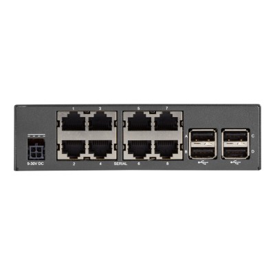 Black Box LES1608A LES1600 Series Console Server - Console server - 8 ports - RS-232 Black Box LES1608A LES1600 Series Console Server - Console server - 8 ports - RS-232