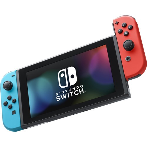 Nintendo HACSKABAA Switch with Neon Blue and Neon Red Joy-Con Game console