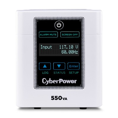 Cyberpower M550L Medical Grade M550L - UPS - AC 120 V - 440 Watt - 550 VA - 2 x lead acid 7 Ah - USB serial - output connectors: 4 Cyberpower M550L Medical Grade M550L - UPS - AC 120 V - 440 Watt - 550 VA - 2 x lead acid 7 Ah - USB serial - output connectors: 4