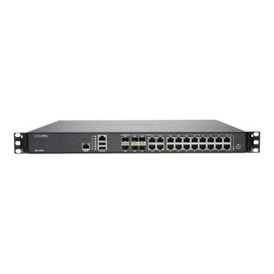 SonicWall 01-SSC-1938 NSA 4650 - Security appliance - 10 GigE 2.5 GigE - 1U - rack-mountable SonicWall 01-SSC-1938 NSA 4650 - Security appliance - 10 GigE 2.5 GigE - 1U - rack-mountable