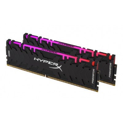 Kingston HX432C16PB3AK2/16 16GB 3200MHz DDR4 CL16 DIMM (Kit of 2) XMP HyperX Predator RGB Kingston HX432C16PB3AK2/16 16GB 3200MHz DDR4 CL16 DIMM (Kit of 2) XMP HyperX Predator RGB