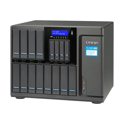 QNAP TS-1685-D1531-16G-US TS-1685 12 (+4) BAY HIGH-CAPACITY 10GBE ISCSI NAS INTEL XEON D1531 6-CORE 2.2GHZ 16GB RAM SATA6G 4 X 1GBE 2 X 10GBE (BA QNAP TS-1685-D1531-16G-US TS-1685 12 (+4) BAY HIGH-CAPACITY 10GBE ISCSI NAS INTEL XEON D1531 6-CORE 2.2GHZ 16GB RAM SATA6G 4 X 1GBE 2 X 10GBE (BA