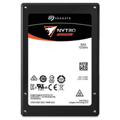 Seagate XS1600ME70004 1.6TB Nytro 3731 SSD - 12Gb/s SAS Dual-port 2.5 3D eTLC NAND No Encryption 10 DWPD 5-Year Limited Warranty Seagate XS1600ME70004 1.6TB Nytro 3731 SSD - 12Gb/s SAS Dual-port 2.5 3D eTLC NAND No Encryption 10 DWPD 5-Year Limited Warranty