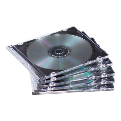 Fellowes 98335 NEATO Storage CD slim jewel case capacity 1 CD 1 DVD pack of 100