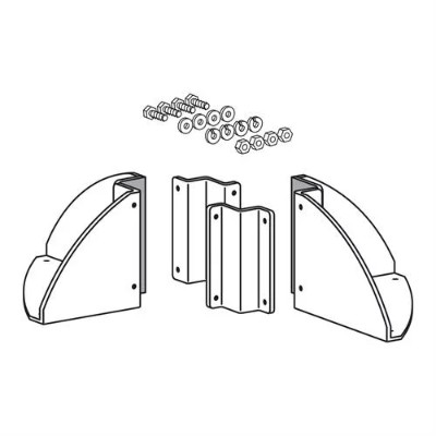 Ergotron 60-360-100 Mounting component ( mounting base ) - steel - gray - floor-standing - for ARMS Ergotron 60-360-100 Mounting component ( mounting base ) - steel - gray - floor-standing - for ARMS