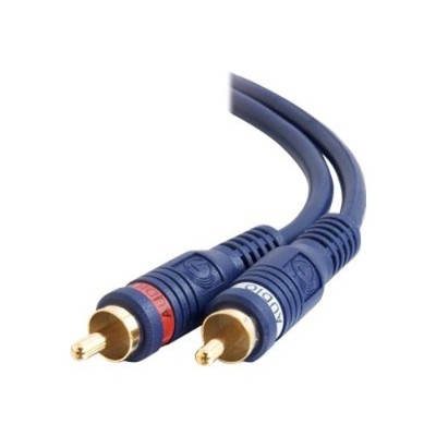 Cables To Go 29102 Velocity 75ft Velocity Rca Stereo Audio Cable - Audio Cable - Rca (m) To Rca (m) - 75 Ft - Stp - Blue