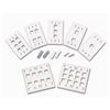 4PT KEYSTONE WALLPLATE WHITE