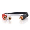 HI-CLARITY RCA PLUG TO RCA JACK x 2 Y CABLE