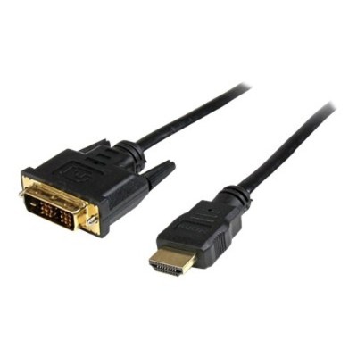 StarTech.com HDMIDVIMM15 15 ft HDMI to DVI D Cable M M Video cable HDMI M to DVI D M 15 ft black for P N SP123DP2DVI HDMIEQ