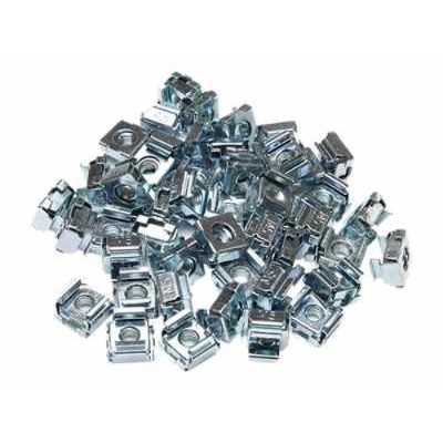 StarTech.com CABCAGENUTS M5 Cage Nuts for Server Rack Cabinets Rack nuts pack of 50 Rack nuts pack of 50 for P N RKPW161915 4POSTRACK25 2POSTRACK