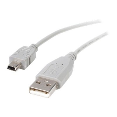 StarTech.com USB2HABM10 10 ft USB 2.0 Cable USB A to Mini B USB cable USB M to mini USB Type B M USB 2.0 10 ft gray for P N SAT1810U2 SLMSOP
