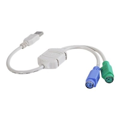 Cables To Go 27225 Keyboard / Mouse adapter - 1 feet USB to PS2 Cables To Go 27225 Keyboard / Mouse adapter - 1 feet USB to PS2