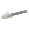 1 ft Cat 5 E  patch cable  non-booted  Gray
