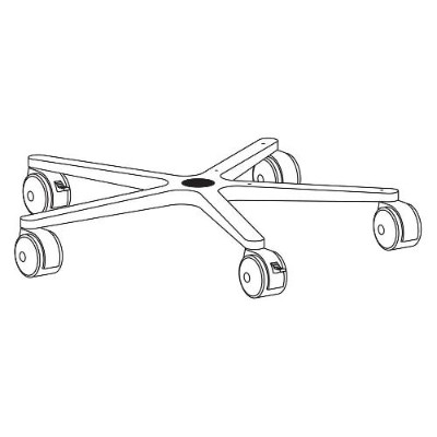 Ergotron 33-061 System caster base - black - for Mobile WorkStand Ergotron 33-061 System caster base - black - for Mobile WorkStand