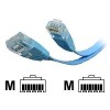 6ft Blue Flat Category 5e (350 MHz) UTP Patch Cable
