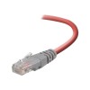 3'''' Crossover RJ45 CAT5 Red Cable