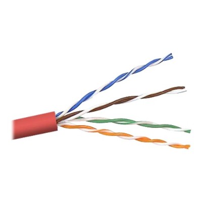 Belkin A7J704 1000 RED FastCAT Bulk cable 1000 ft UTP CAT 6 stranded red