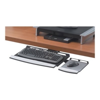 Fellowes 8031301 Adjustable Keyboard Manager - Keyboard platform - black silver Fellowes 8031301 Adjustable Keyboard Manager - Keyboard platform - black silver
