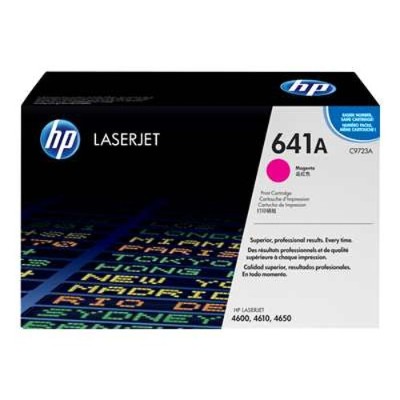 HP Inc. C9723A 641A Magenta original LaserJet toner cartridge C9723A for Color LaserJet 4600 4610 4650
