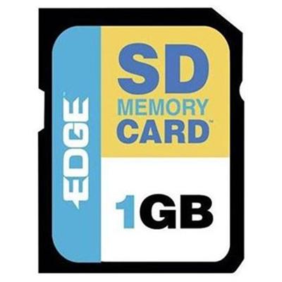 Edge Memory PE197230 Digital Media Flash memory card 1 GB SD for Aiptek Pocket DV 5900 Canon ZR50 Casio EXILIM EX S2 HP iPAQ hw6500 PhotoSmart 425