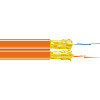 Plenum Zipcord Duplex Multimode General-Purpose Bulk Fiber Optic Cable 500 Feet