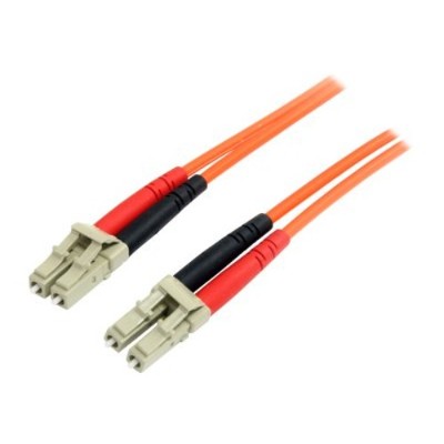 StarTech.com FIBLCLC3 3m Fiber Optic Cable Multimode Duplex 62.5 125 LSZH LC LC OM1 LC to LC Fiber Patch Cable