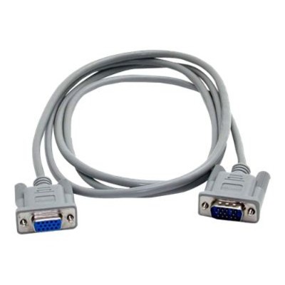 StarTech.com MXT101 6 ft VGA Monitor Extension Cable HD15 M F VGA extension cable HD 15 M to HD 15 F 6 ft gray