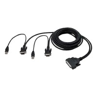 OmniView Dual Port Cable USB - keyboard / video / mouse (KVM) cable - 6 ft
