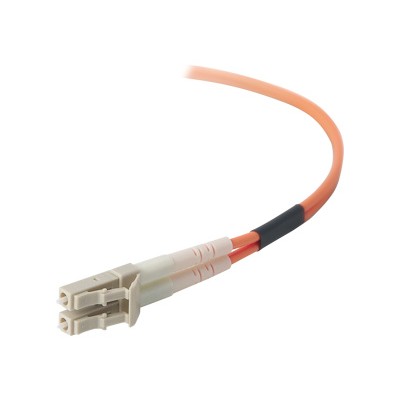 Belkin F2F202LL 01M Patch cable LC PC multi mode M to LC PC multi mode M 3.3 ft fiber optic 62.5 125 micron B2B