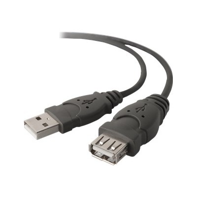 Belkin F3U134B03 PRO Series - USB extension cable - USB (M) to USB (F) - USB 2.0 - 3 ft - molded - B2B Belkin F3U134B03 PRO Series - USB extension cable - USB (M) to USB (F) - USB 2.0 - 3 ft - molded - B2B