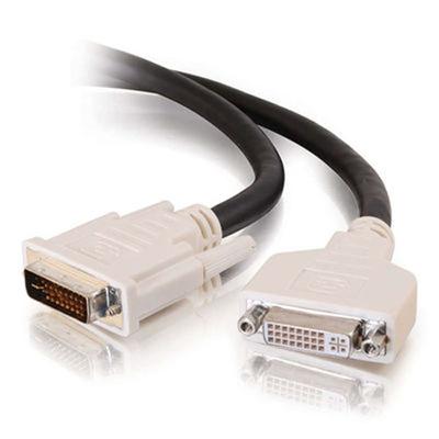 Cables To Go 29322 3m DVI I M F Dual Link Digital Analog Video Extension Cable 9.8ft DVI extension cable DVI I M to DVI I F 10 ft black