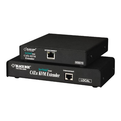 Black Box ACU2001A Single-Access Kit - ServSwitch Brand Single-Video CATx KVM Extender Black Box ACU2001A Single-Access Kit - ServSwitch Brand Single-Video CATx KVM Extender