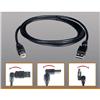 10FT USB A/B CABLE W/-ADJ ANGLE A CONN