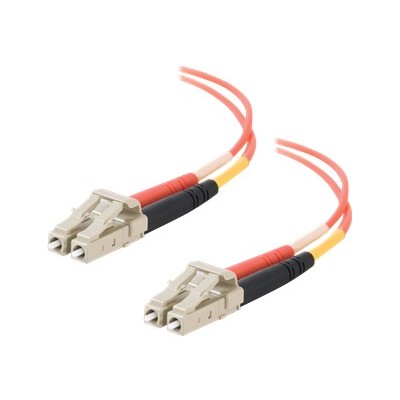 Cables To Go 33039 20m LC LC 50 125 OM2 Duplex Multimode PVC Fiber Optic Cable Orange Patch cable LC multi mode M to LC multi mode M 66 ft fiber o