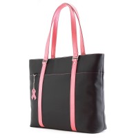 Microfiber Komen Tote with Pink Straps