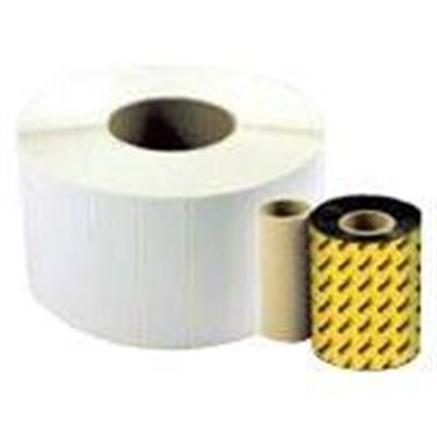 Wasp 633808402525 Thermal Transfer Quad Pack Labels 1.25 in x 2.25 in 7600 pcs. 4 roll s x 1900