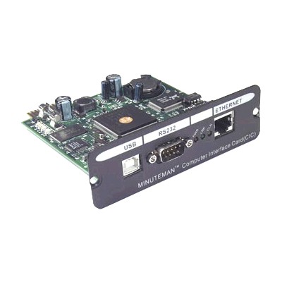 Minuteman SNMP Computer Interface Card remote management adapter