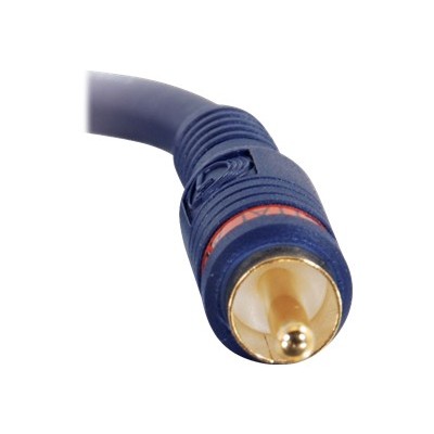 Cables To Go 29115 Velocity Digital Audio Coax Cable Digital audio cable coaxial RCA M to RCA M 6 ft double shielded coaxial blue