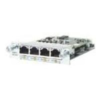 4-port Cisco EtherSwitch 10BASE-T/100BASE-TX autosensing HWIC - WAN Interface Card