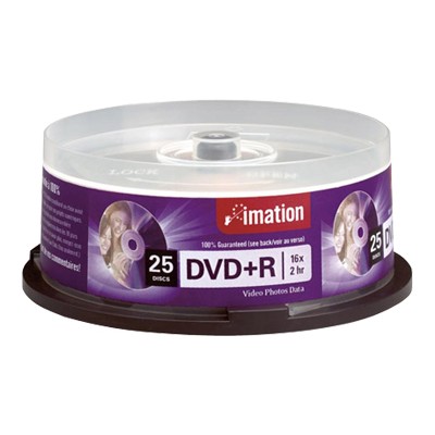 DVD+R x 25 - 4.7 GB - storage media